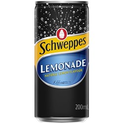 Schweppes Lemonade 200ml Cans Pack of 24