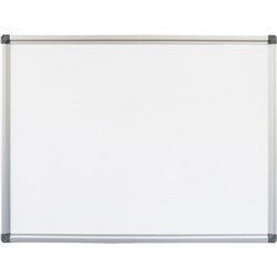 Rapidline Porcelain Whiteboard 1500W x 900mmH Aluminium Frame