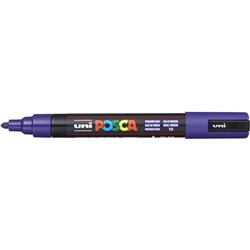 Uni Posca Paint Marker PC-5M Medium 2.5mm Bullet Tip Prussian Blue