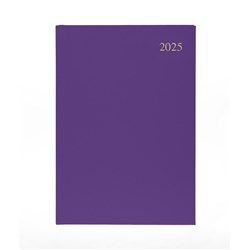 Collins Essential Diary A4 Day To Page Purple