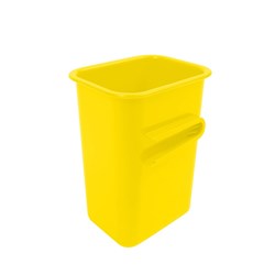 Visionchart Creative Kids Plastic Connector Tub 85W x 65D x 115mmH Yellow