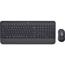 Logitech MK650 Signature Wireless Keyboard and Mouse Combo For Business Graphite