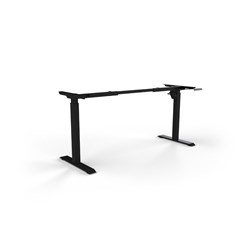 OLG QuickStand Height Adjustable Desk Frame Only 1500Wx800Dx695-1175mmH Black