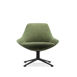 Rapidline Lutie Club Lounge Chair 1 Seater 755W x 730D x 760mmH Olive Fabric