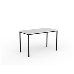 OLG Eko Canteen Table 1200W x 750D x 720mmH Black Frame White Top