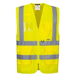 Portwest Hi-Vis Executive Vest Small Yellow