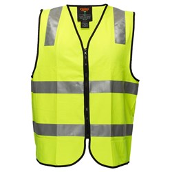 Portwest Hi-Vis Zipped Vest Medium Yellow