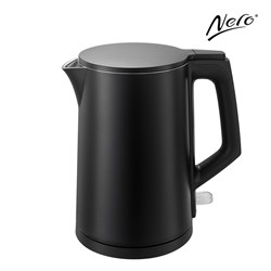 Nero Aria Double Wall Kettle 1.7 Litres Black