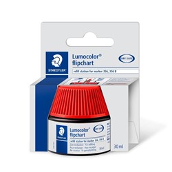 Staedtler Lumocolor 356B Flipchart Permanent Marker Refill Station Red