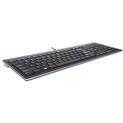 Kensington Slim Type Wired USB Keyboard With Quiet Keys Black