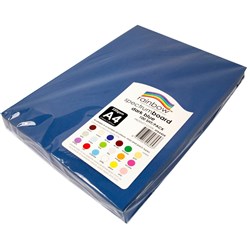 Rainbow Spectrum Board A4 220 gsm Dark Blue 100 Sheets