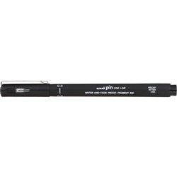 Uni Pin 200 Fineliner Drawing Pen 0.3mm Black