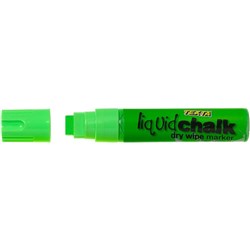 Texta Jumbo Liquid Chalk Marker Dry Wipe Chisel 15mm Green