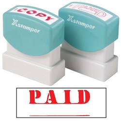 XStamper Stamp CX-BN 1221 Paid Red