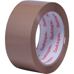 Sellotape 767 Packaging Tape 36mm x 75m Hot-Melt Adhesive Brown